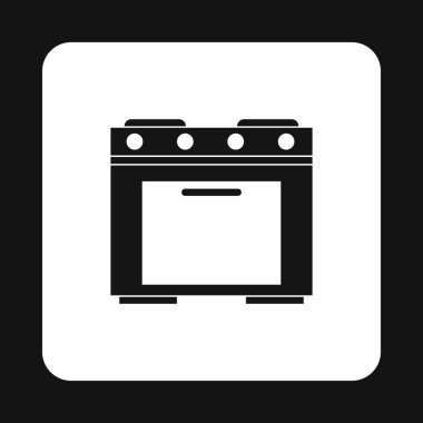 Gaz Soba simgesi, basit tarzı