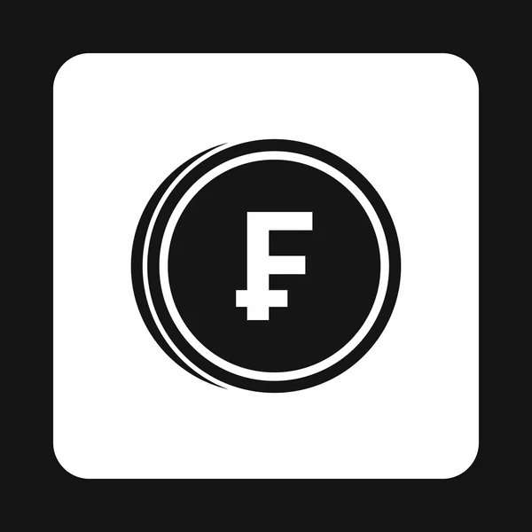 Frank mince ikona, jednoduchý styl — Stockový vektor