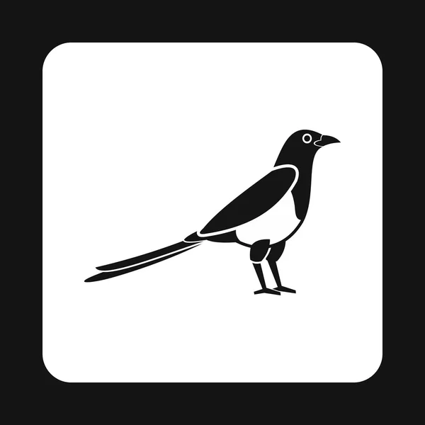 Ptak ikona, prosty styl — Wektor stockowy