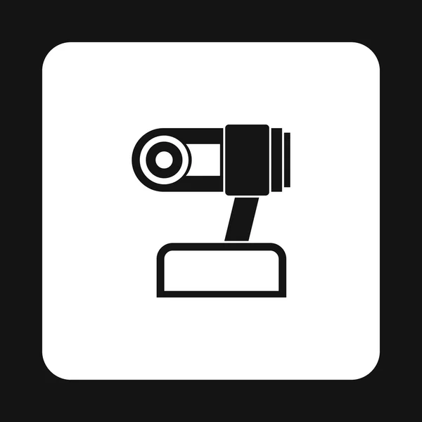 シンプルなスタイルの web カメラ アイコン — ストックベクタ