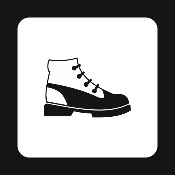 Hombres oxfords icono, estilo simple — Vector de stock