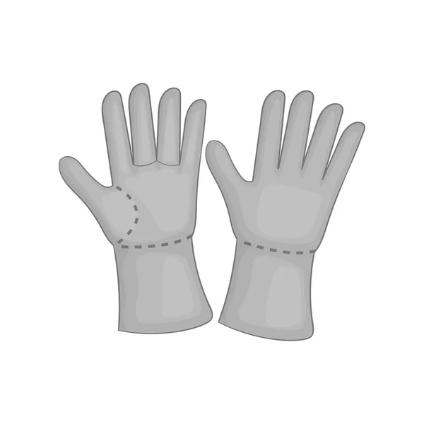 Construction work gloves icon — Stock Vector