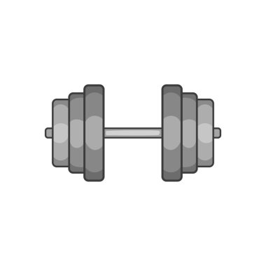 Halter simge, siyah tek renkli stil