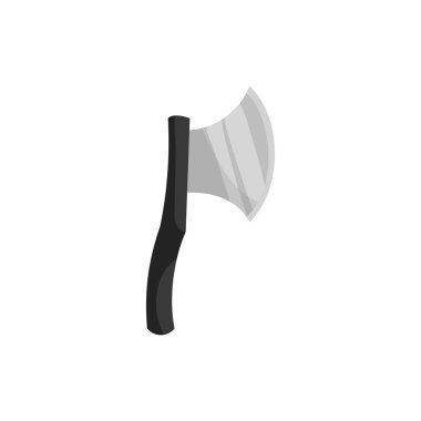 Balta simgesi, siyah tek renkli stil