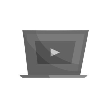 Simge, siyah tek renkli stil halkla ilişkiler