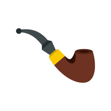 Sigara içme çubuğu simgesi, düz stil