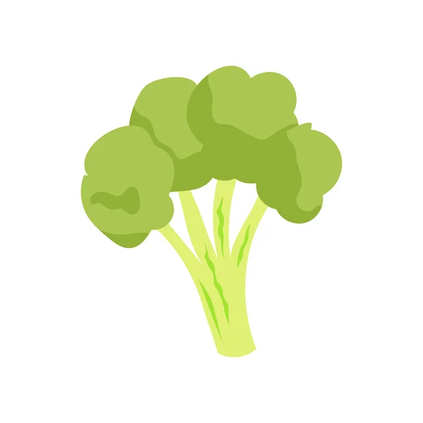 Ikon Brokoli, gaya kartun - Stok Vektor