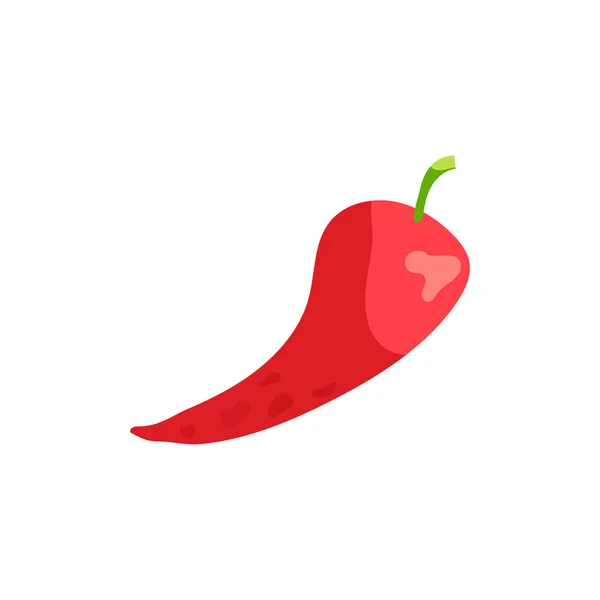 Hot Chili pepper ikona, stylu cartoon — Wektor stockowy