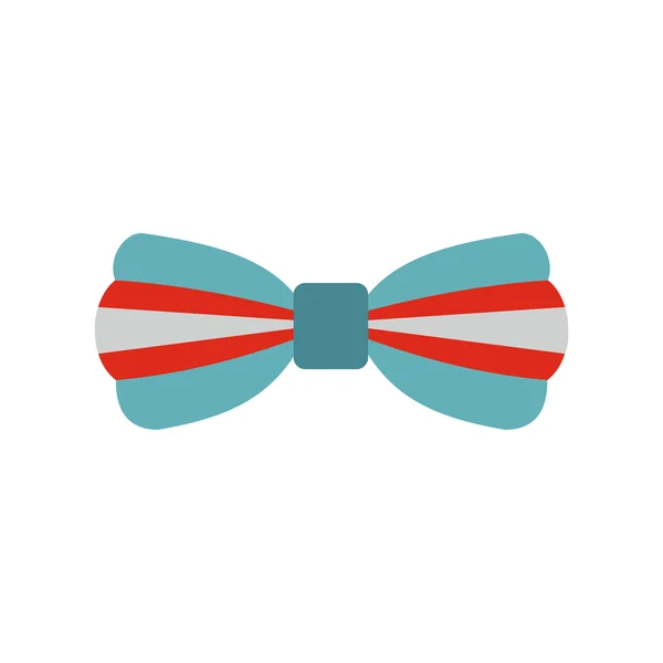 Icono de corbata de mariposa, estilo plano — Vector de stock