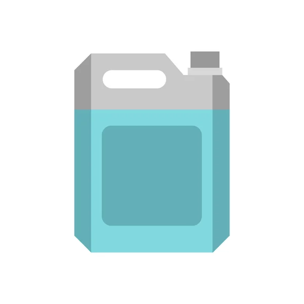 Flask para ícone de gasolina, estilo plano — Vetor de Stock