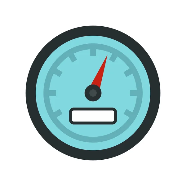 Hastighetsmätare ikon, platt stil — Stock vektor
