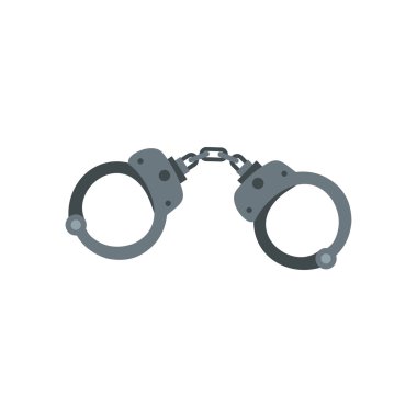 Kelepçe simgesi, düz stil