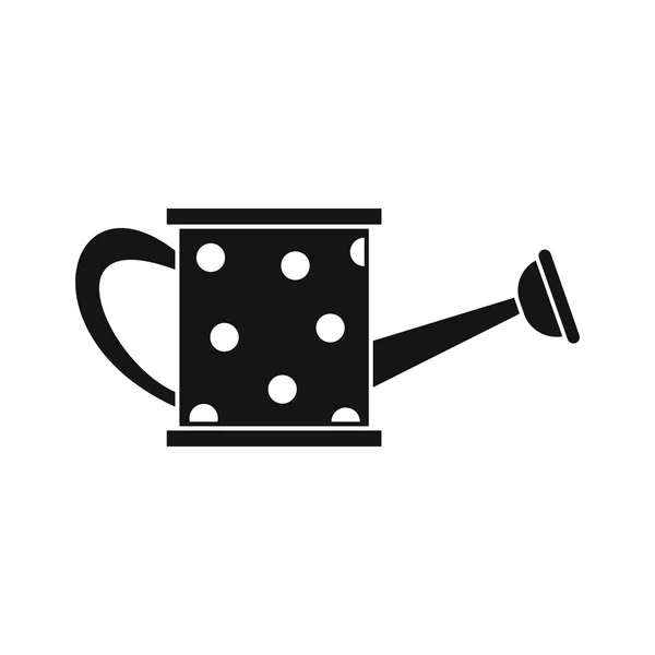Watering can icon, simple style — Stock Vector