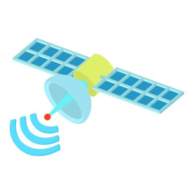 Uydu simgesi, karikatür tarzı