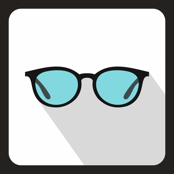 Icono de gafas, estilo plano — Vector de stock