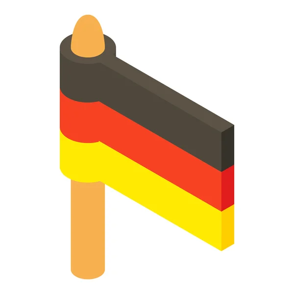 Vlag van Duitsland pictogram, cartoon stijl — Stockvector