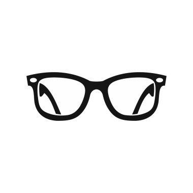 Gözlük simgesi basit tarzı