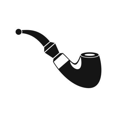 Ahşap Boru simgesi, basit tarzı