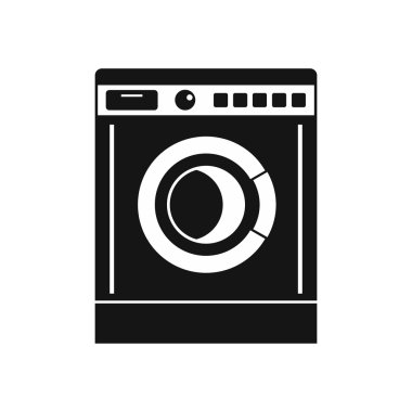 Çamaşır makinesi simgesi basit tarzı