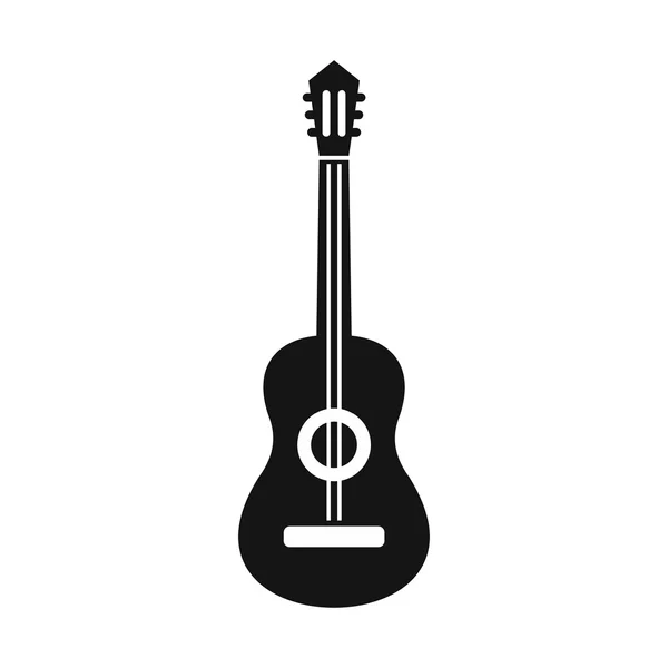 Icono de guitarra clásica, estilo simple — Vector de stock