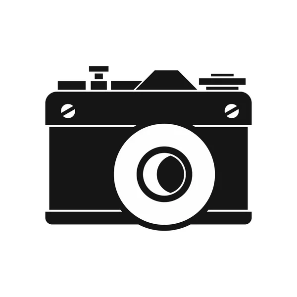 Icône de caméra rétro, style simple — Image vectorielle