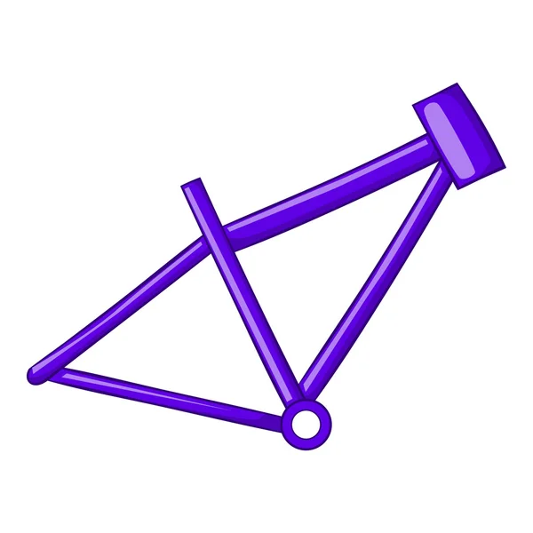 Cykel ram ikon, tecknad stil — Stock vektor