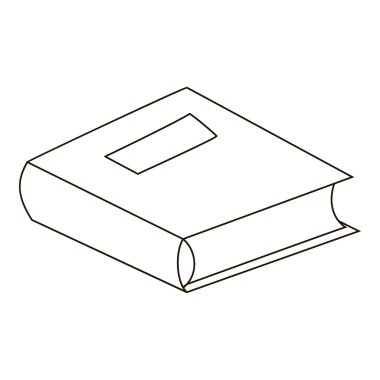 Okul kitap simgesini, anahat stili