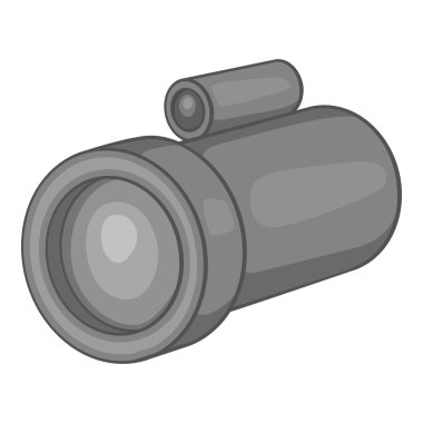 Fener simgesi, siyah tek renkli stil