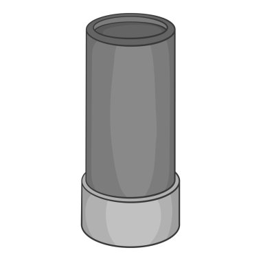 Kol simgesi, siyah tek renkli stil