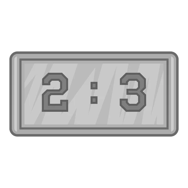 Voetbal Score pictogram, zwart-monochrome stijl — Stockvector