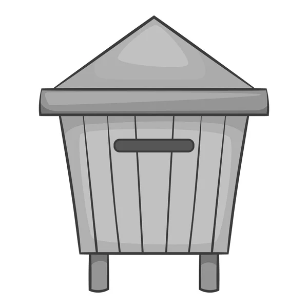 Beehive icon, black monochrome style — Stock Vector