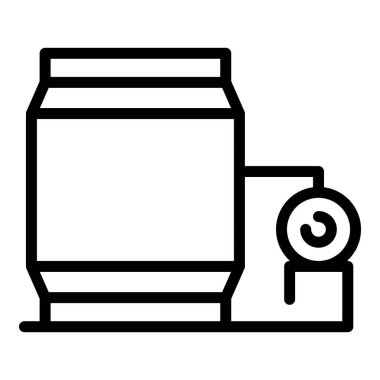 Havuz suyu pompası simgesi, taslak biçimi