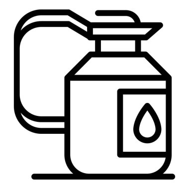 Araba motoru yağı simgesi, taslak biçimi