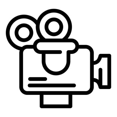 Video kamera simgesi, özet biçimi