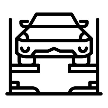 Otomatik servis kaldırma simgesi, özet biçimi