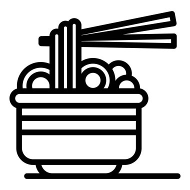 Asya yemek simgesi, taslak biçimi