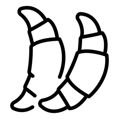 Kruvasan simgesi, taslak biçimi