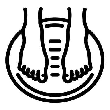 Ayak bakımı simgesi, özet biçimi