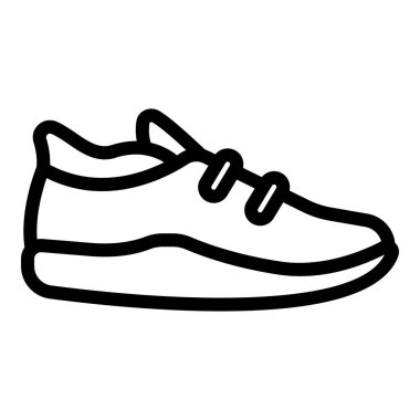Moda spor ayakkabı simgesi, taslak biçimi