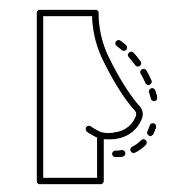 Eski göğüs estetiği ikonu, taslak tarzı