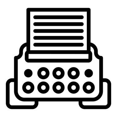 Daktilo simgesi, özet biçimi