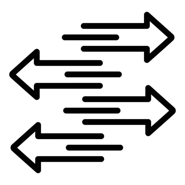 Icône d'adaptation de développement, style de contour — Image vectorielle