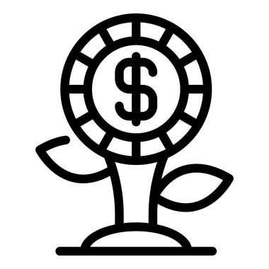 Kar monetizasyon simgesi, özet biçimi