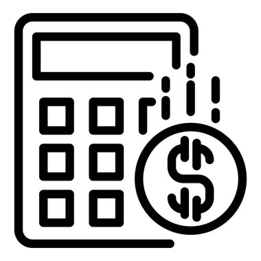 Hesap makinesi dolar simgesi, özet biçimi