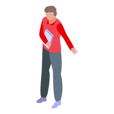 Öğrenci simgesi, izometrik stil