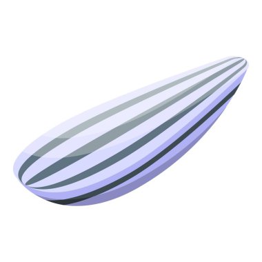 Ayçiçeği tohumu simgesi, izometrik biçim