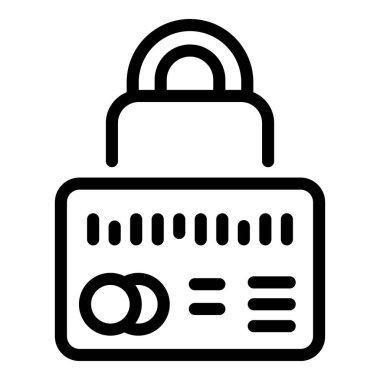 Kredi kartı güvenli simgesi, özet biçimi