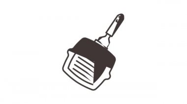 Izgara pan simgesi canlandırması