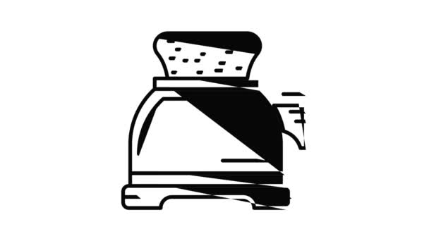 Cooker pictogram animatie — Stockvideo