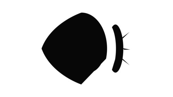 Eyeball icon animation — Stock Video